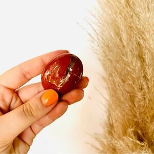 NEW Red Jasper Worry Touch Palm Stone Pocket Crystal Gemstone Meditation Zen